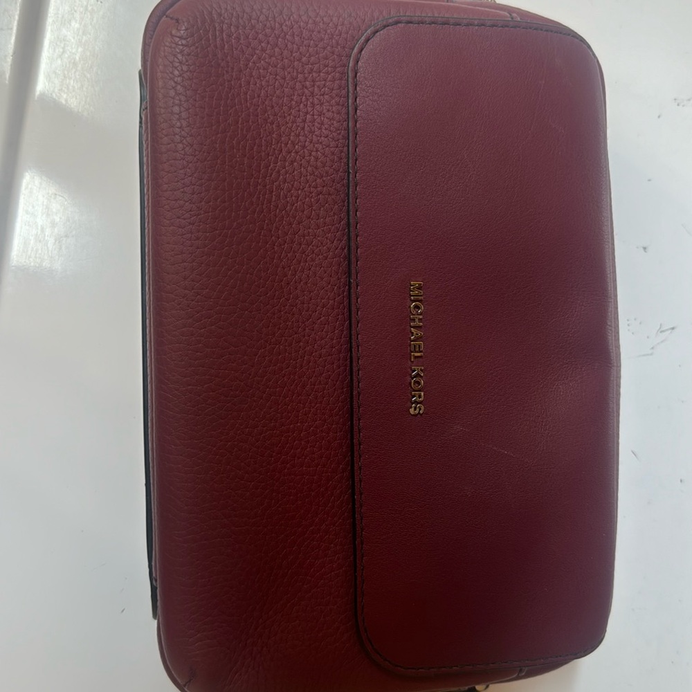 Michael Kors Hudson Pebbled Leather Crossbody Bag